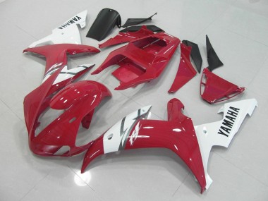 Rot Weiß 02-03 Yamaha YZF R1 Motorrad Verkleidung