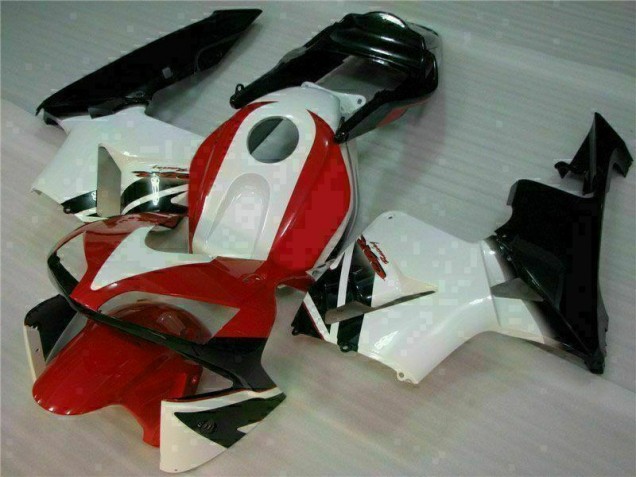 Rot Weiß 03-04 Honda CBR600RR Motorrad Verkleidungen Rot Weiß 03-04 Honda CBR600RR Motorrad Verkleidungen