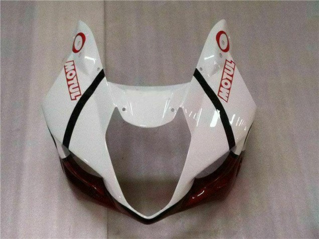 Rot Weiß 03-04 Suzuki GSXR 1000 Motorrad Verkleidungen Rot Weiß 03-04 Suzuki GSXR 1000 Motorrad Verkleidungen