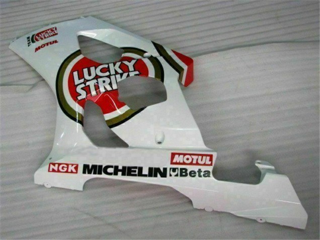 Rot Weiß 03-04 Suzuki GSXR 1000 Motorrad Vollverkleidung Rot Weiß 03-04 Suzuki GSXR 1000 Motorrad Vollverkleidung