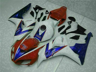 Rot Weiß 04-05 Honda CBR1000RR Motorrad Verkleidungen