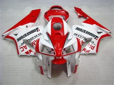 Rot Weiß 05-06 Honda CBR600RR Motorrad Verkleidung Komplett Sets