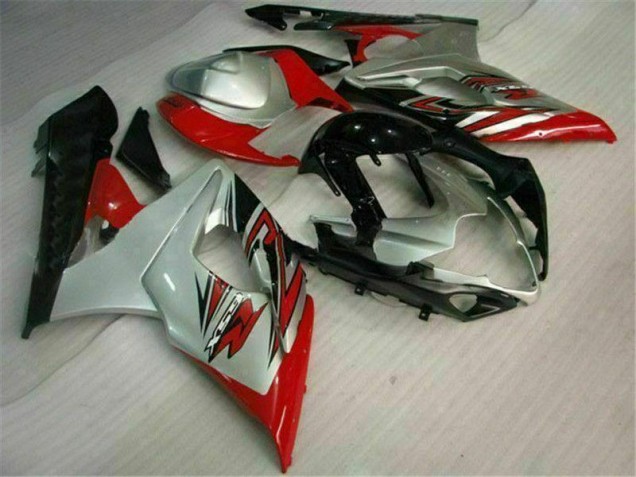 Rot Weiß 05-06 Suzuki GSXR 1000 Motorrad Vollverkleidung Rot Weiß 05-06 Suzuki GSXR 1000 Motorrad Vollverkleidung