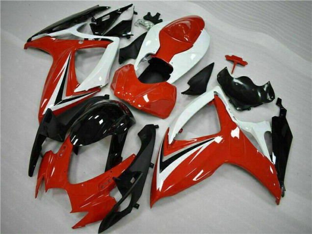 Rot Weiß 06-07 Suzuki GSXR 600/750 Motorrad Verkleidungen Rot Weiß 06-07 Suzuki GSXR 600/750 Motorrad Verkleidungen