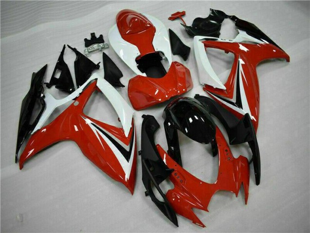 Rot Weiß 06-07 Suzuki GSXR 600/750 Motorrad Verkleidungen Rot Weiß 06-07 Suzuki GSXR 600/750 Motorrad Verkleidungen