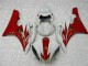 Rot Weiß 06-07 Yamaha YZF R6 Motorrad Verkleidung Rot Weiß 06-07 Yamaha YZF R6 Motorrad Verkleidung