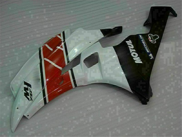 Rot Weiß 06-07 Yamaha YZF R6 Motorrad Verkleidungen Rot Weiß 06-07 Yamaha YZF R6 Motorrad Verkleidungen
