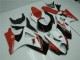 Rot Weiß 07-08 Suzuki GSXR 1000 Motorrad Verkleidungen Rot Weiß 07-08 Suzuki GSXR 1000 Motorrad Verkleidungen