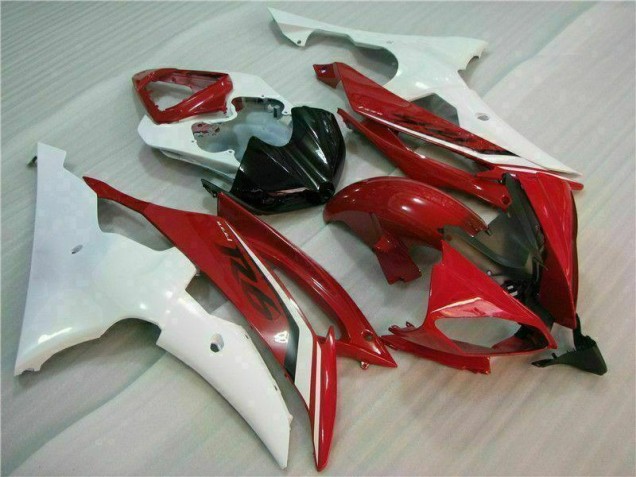 Rot Weiß 08-16 Yamaha YZF R6 Motorrad Verkleidung Rot Weiß 08-16 Yamaha YZF R6 Motorrad Verkleidung