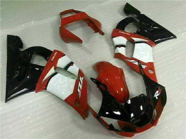 Rot Weiß 98-02 Yamaha YZF R6 Motorrad Verkleidung Rot Weiß 98-02 Yamaha YZF R6 Motorrad Verkleidung