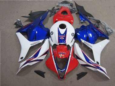 Rot Weiß Blau HRC 09-12 Honda CBR600RR Motorrad Verkleidung