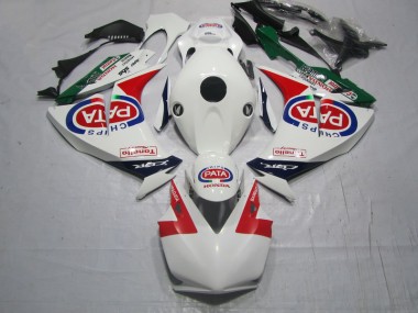 Rot Weiß PATA 12-16 Honda CBR1000RR Motorrad Verkleidung