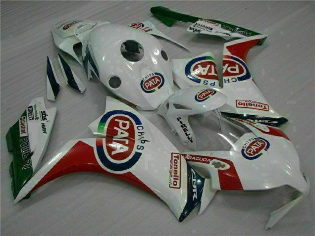 Rot Weiß PATA 12-16 Honda CBR1000RR Motorrad Verkleidungen Rot Weiß PATA 12-16 Honda CBR1000RR Motorrad Verkleidungen