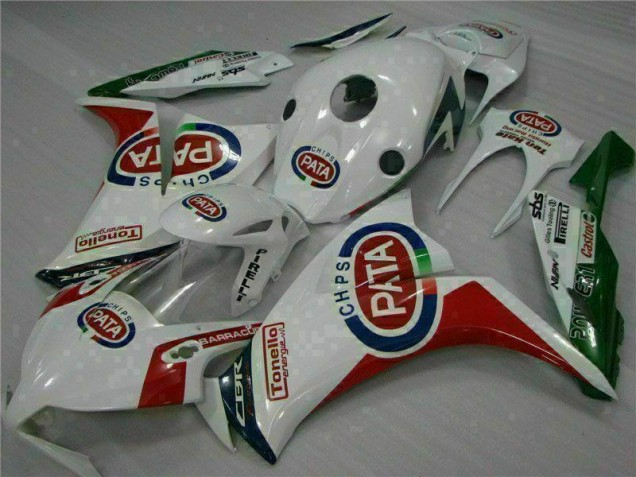 Rot Weiß PATA 12-16 Honda CBR1000RR Motorrad Verkleidungen Rot Weiß PATA 12-16 Honda CBR1000RR Motorrad Verkleidungen