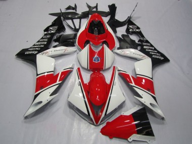 Rot Weiß Schwarz 04-06 Yamaha YZF R1 Motorrad Verkleidung