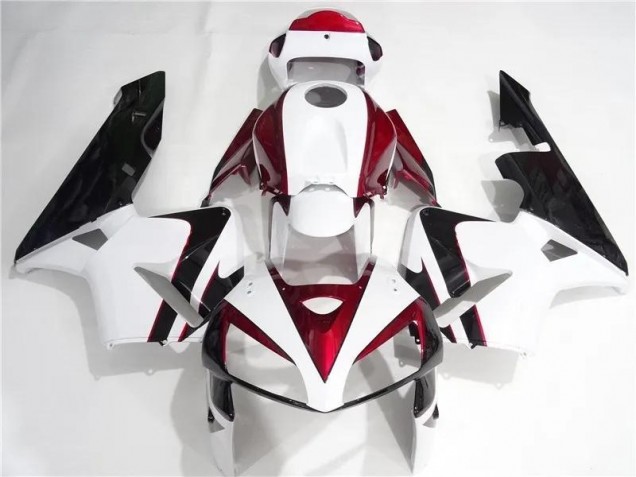 Rot Weiß Schwarz 05-06 Honda CBR600RR Motorrad Verkleidung Rot Weiß Schwarz 05-06 Honda CBR600RR Motorrad Verkleidung