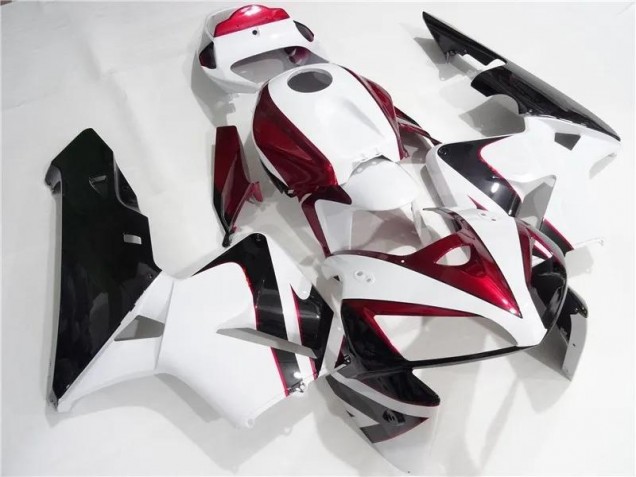 Rot Weiß Schwarz 05-06 Honda CBR600RR Motorrad Verkleidung Rot Weiß Schwarz 05-06 Honda CBR600RR Motorrad Verkleidung