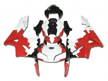 Rot Weiß Schwarz 05-06 Honda CBR600RR Motorrad Vollverkleidung