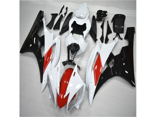 Rot Weiß Schwarz 06-07 Yamaha YZF R6 Motorrad Verkleidung Rot Weiß Schwarz 06-07 Yamaha YZF R6 Motorrad Verkleidung