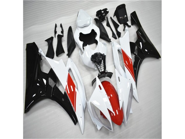 Rot Weiß Schwarz 06-07 Yamaha YZF R6 Motorrad Verkleidung Rot Weiß Schwarz 06-07 Yamaha YZF R6 Motorrad Verkleidung