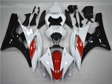 Rot Weiß Schwarz 06-07 Yamaha YZF R6 Motorrad Verkleidung