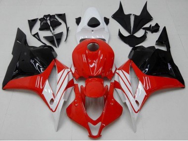 Rot Weiß Schwarz 09-12 Honda CBR600RR Motorrad Vollverkleidung