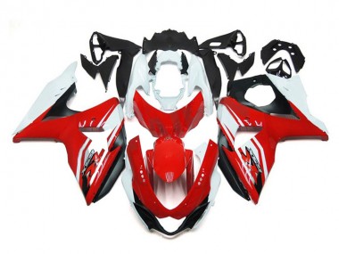 Rot Weiß Schwarz 09-16 Suzuki GSXR 1000 Motorrad Verkleidung