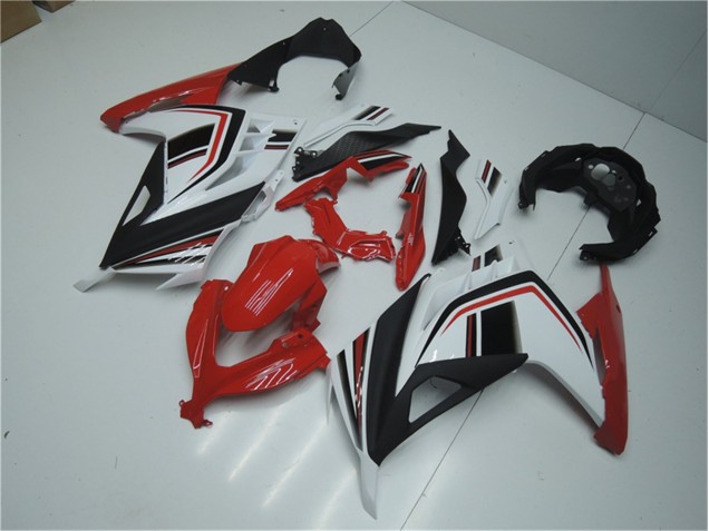 Rot Weiß Schwarz 13-16 Kawasaki EX300 Motorrad Verkleidung Rot Weiß Schwarz 13-16 Kawasaki EX300 Motorrad Verkleidung