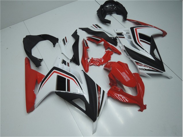 Rot Weiß Schwarz 13-16 Kawasaki EX300 Motorrad Verkleidung Rot Weiß Schwarz 13-16 Kawasaki EX300 Motorrad Verkleidung