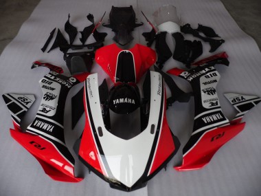 Rot Weiß Schwarz 15-19 Yamaha YZF R1 Motorrad Verkleidung