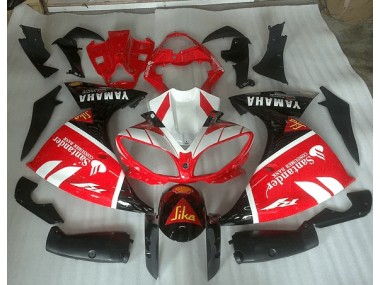 Rot Weiß Und Schwarz Grafik 12-14 Yamaha YZF R1 Motorrad Verkleidung