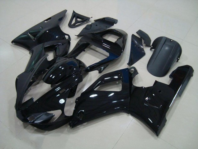 Schwarz 00-01 Yamaha YZF R1 Motorrad Verkleidung Schwarz 00-01 Yamaha YZF R1 Motorrad Verkleidung
