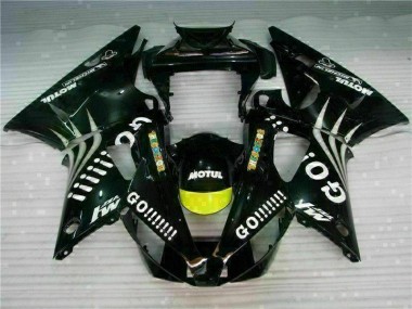 Schwarz 00-01 Yamaha YZF R1 Motorrad Verkleidungen