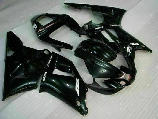 Schwarz 00-01 Yamaha YZF R1 Motorrad Vollverkleidung Schwarz 00-01 Yamaha YZF R1 Motorrad Vollverkleidung