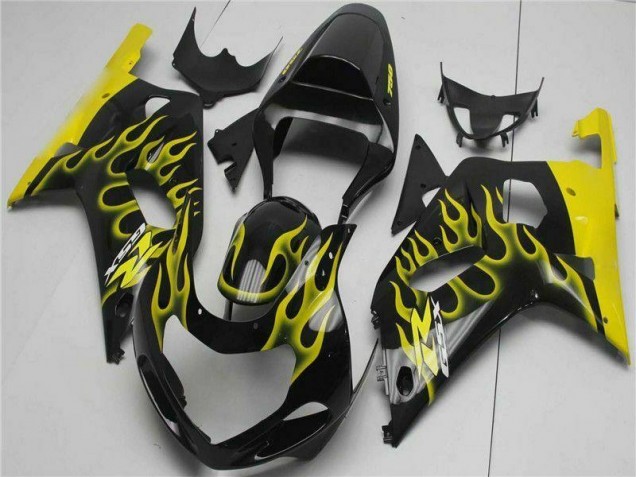Schwarz 01-03 Suzuki GSXR 600/750 Motorrad Verkleidung Komplett Sets Schwarz 01-03 Suzuki GSXR 600/750 Motorrad Verkleidung Komplett Sets