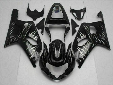 Schwarz 01-03 Suzuki GSXR 600/750 Motorrad Verkleidung