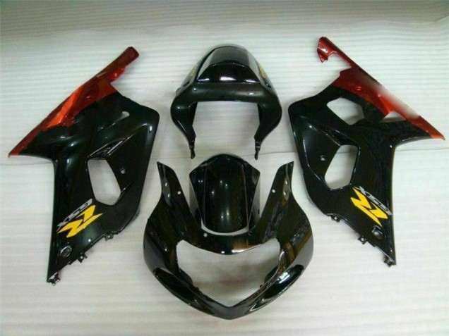 Schwarz 01-03 Suzuki GSXR 600/750 Motorrad Verkleidung & Plastik Schwarz 01-03 Suzuki GSXR 600/750 Motorrad Verkleidung & Plastik