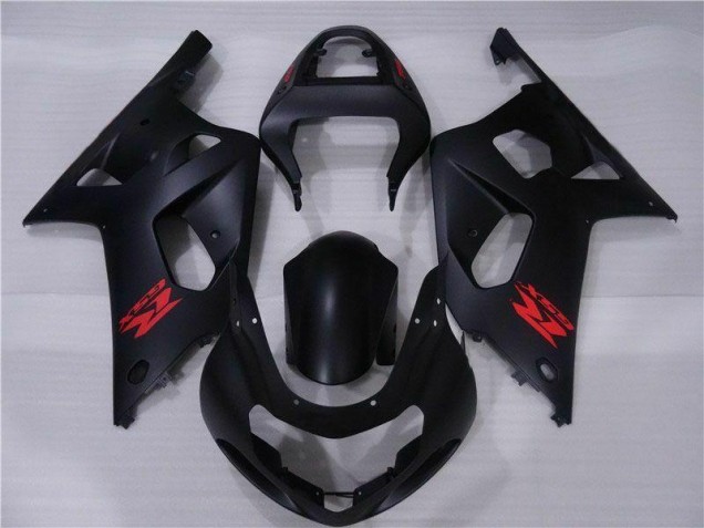 Schwarz 01-03 Suzuki GSXR 600/750 Motorrad Vollverkleidung Schwarz 01-03 Suzuki GSXR 600/750 Motorrad Vollverkleidung