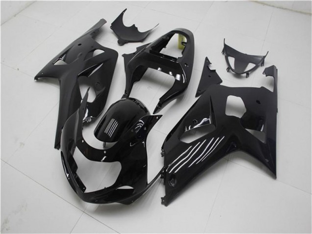 Schwarz 01-03 Suzuki GSXR 600/750 Motorrad Vollverkleidung & Plastik Schwarz 01-03 Suzuki GSXR 600/750 Motorrad Vollverkleidung & Plastik