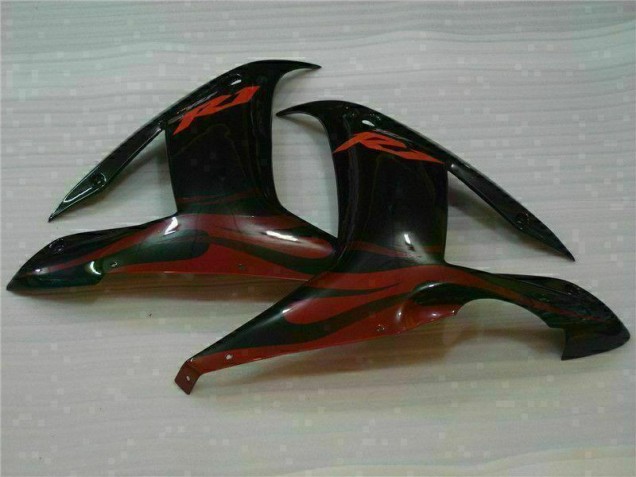 Schwarz 02-03 Yamaha YZF R1 Motor Verkleidungen Schwarz 02-03 Yamaha YZF R1 Motor Verkleidungen