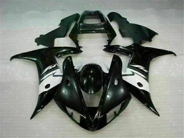 Schwarz 02-03 Yamaha YZF R1 Motorrad Vollverkleidung