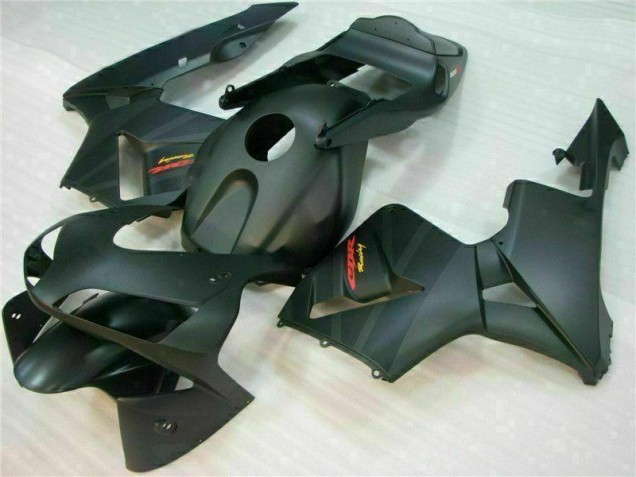 Schwarz 03-04 Honda CBR600RR Motorrad Vollverkleidung Schwarz 03-04 Honda CBR600RR Motorrad Vollverkleidung