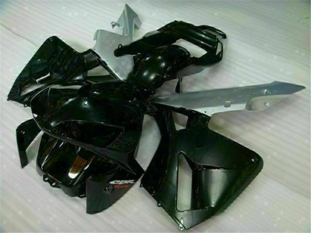 Schwarz 03-04 Honda CBR600RR Motorrad Vollverkleidung & Plastik Schwarz 03-04 Honda CBR600RR Motorrad Vollverkleidung & Plastik