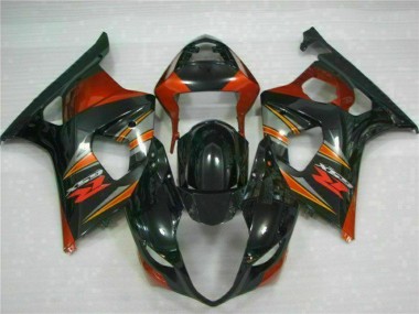Schwarz 03-04 Suzuki GSXR 1000 Motorrad Verkleidung Komplett Sets