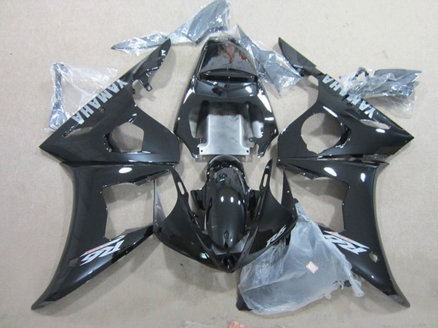 Schwarz 03-05 Yamaha YZF R6 Motorrad Verkleidung Schwarz 03-05 Yamaha YZF R6 Motorrad Verkleidung