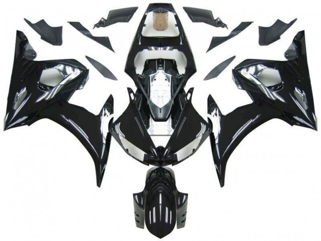 Schwarz 03-05 Yamaha YZF R6 Motorrad Verkleidungen Schwarz 03-05 Yamaha YZF R6 Motorrad Verkleidungen