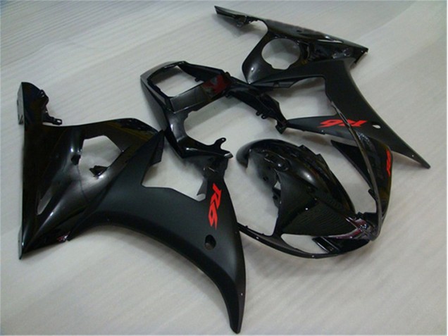 Schwarz 03-05 Yamaha YZF R6 Motorrad Vollverkleidung Schwarz 03-05 Yamaha YZF R6 Motorrad Vollverkleidung
