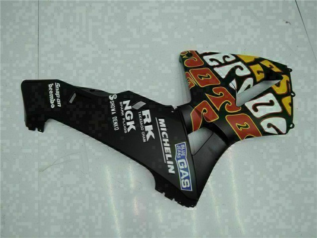 Schwarz 05-06 Honda CBR600RR Motor Vollverkleidung Schwarz 05-06 Honda CBR600RR Motor Vollverkleidung