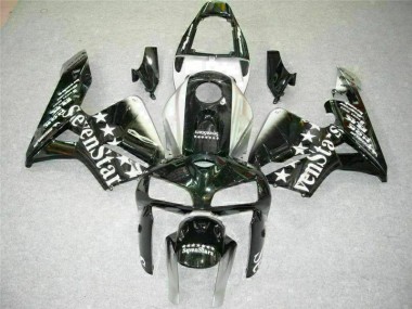 Schwarz 05-06 Honda CBR600RR Motorrad Verkleidungen & Plastik