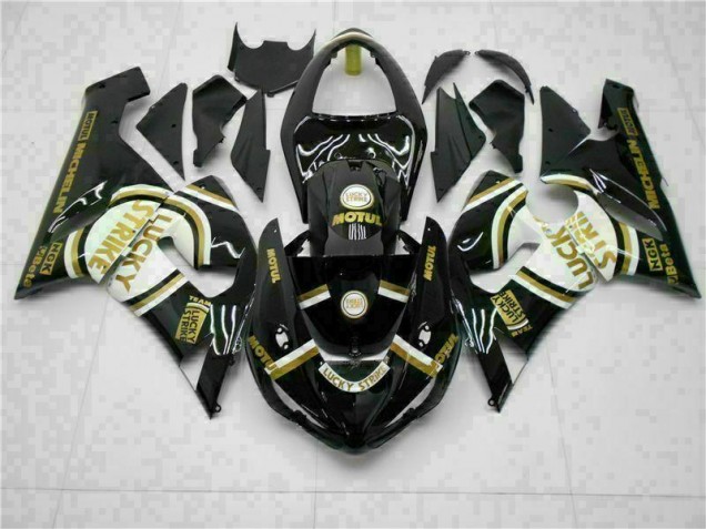 Schwarz 05-06 Kawasaki ZX6R Motorrad Verkleidung & Plastik Schwarz 05-06 Kawasaki ZX6R Motorrad Verkleidung & Plastik
